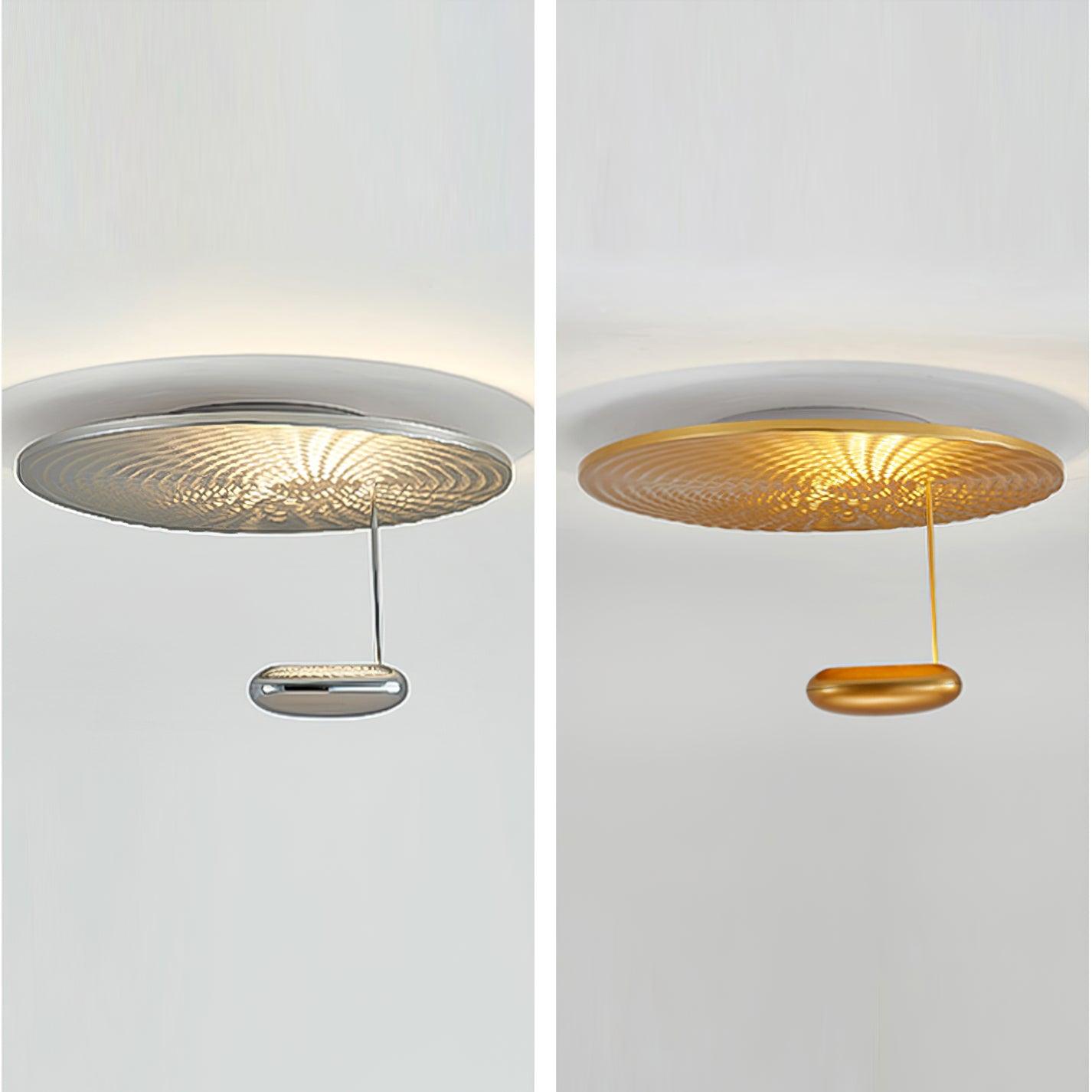 Modern Mercury Chrome Bio-morphic LED Ceiling Light for Contemporary Living Spaces