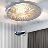 Modern Mercury Chrome Bio-morphic LED Ceiling Light for Contemporary Living Spaces