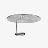 Modern Mercury Chrome Bio-morphic LED Ceiling Light for Contemporary Living Spaces