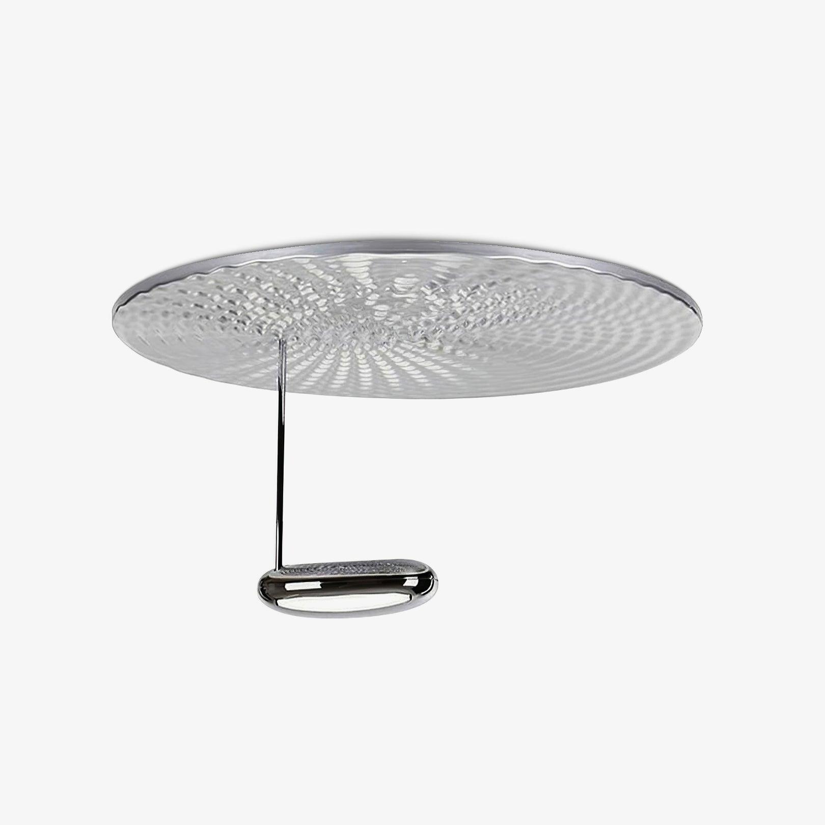 Modern Mercury Chrome Bio-morphic LED Ceiling Light for Contemporary Living Spaces