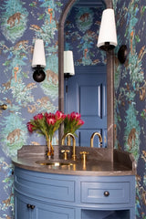 elegant-mid-century-brass-wall-sconce-with-conical-fabric-shade-for-bedroom-and-hallway