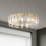 modern-brass-mesh-glass-chandelier-elegant-hand-blown-hanging-pendant-light-fixture