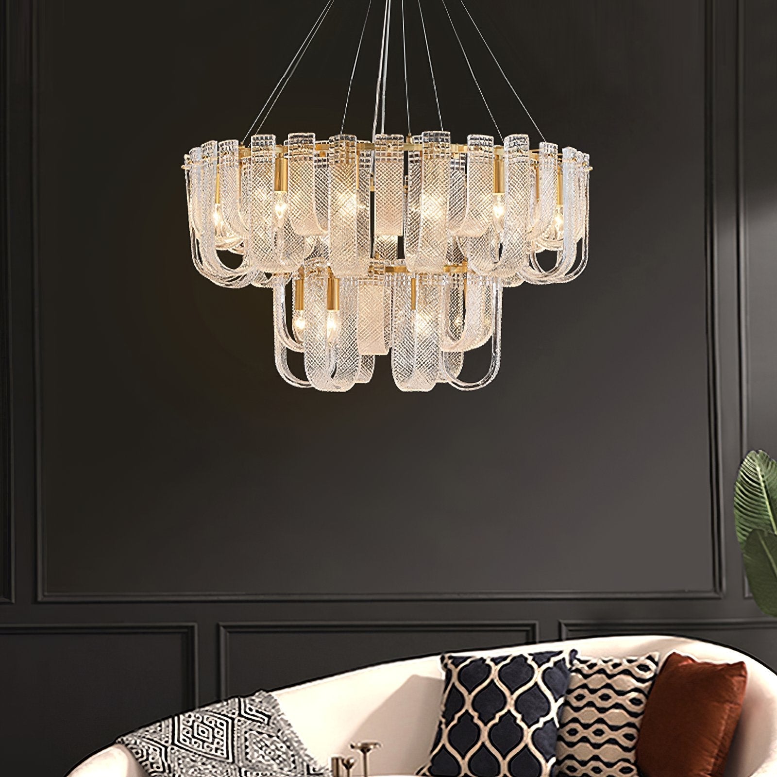 modern-brass-mesh-glass-chandelier-elegant-hand-blown-hanging-pendant-light-fixture
