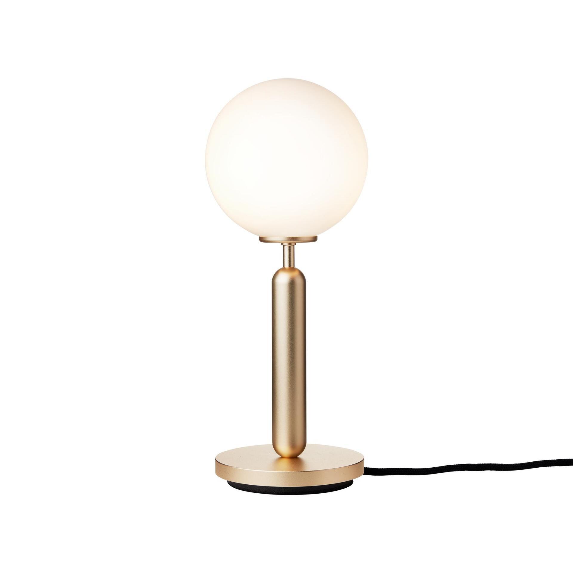 Scandinavian Hand Blown Glass Table Lamp Minimalist Elegant Desk Light for Home Decor
