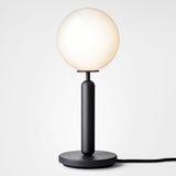Scandinavian Hand Blown Glass Table Lamp Minimalist Elegant Desk Light for Home Decor