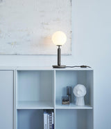 Scandinavian Hand Blown Glass Table Lamp Minimalist Elegant Desk Light for Home Decor
