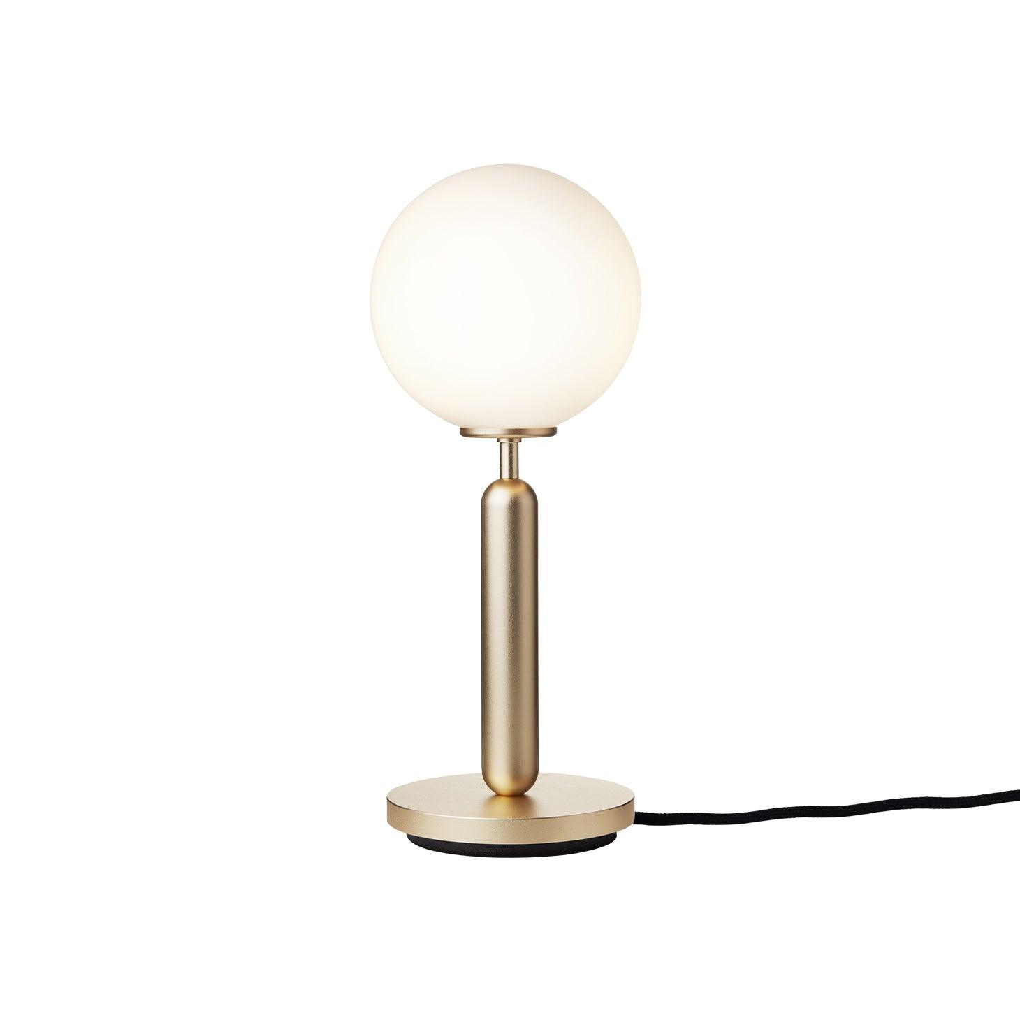 Scandinavian Hand Blown Glass Table Lamp Minimalist Elegant Desk Light for Home Decor