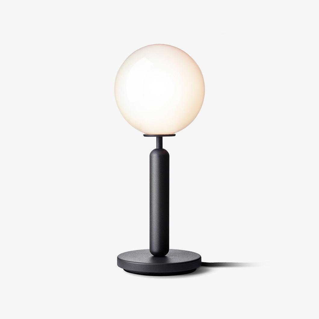 Scandinavian Hand Blown Glass Table Lamp Minimalist Elegant Desk Light for Home Decor