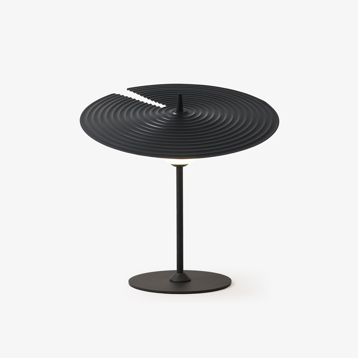 Symphony Modern Adjustable Table Lamp with Rotating Glass Shade and Magnet System