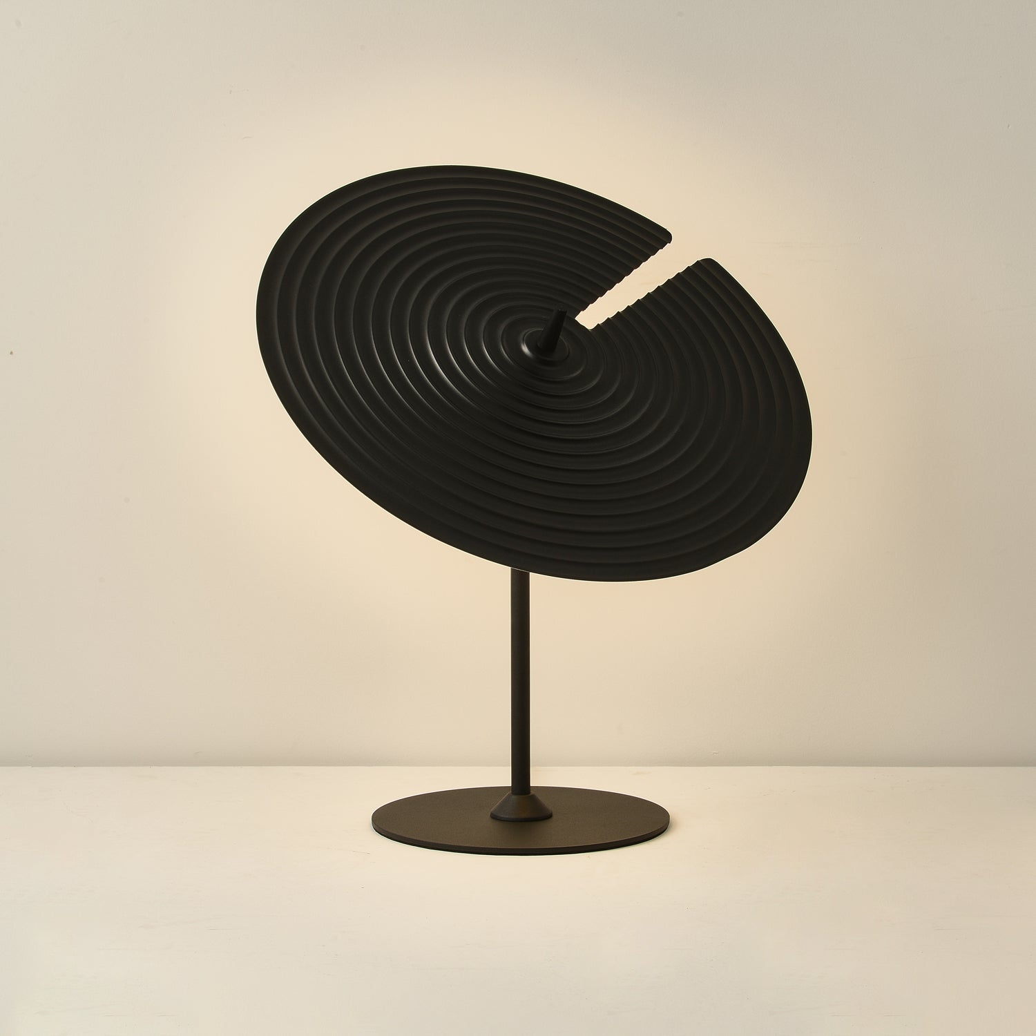 Symphony Modern Adjustable Table Lamp with Rotating Glass Shade and Magnet System