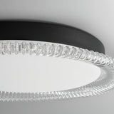 Modern Minimalist Round LED Ceiling Light Aluminum Flush Mount Fixture with Acrylic Diffuser