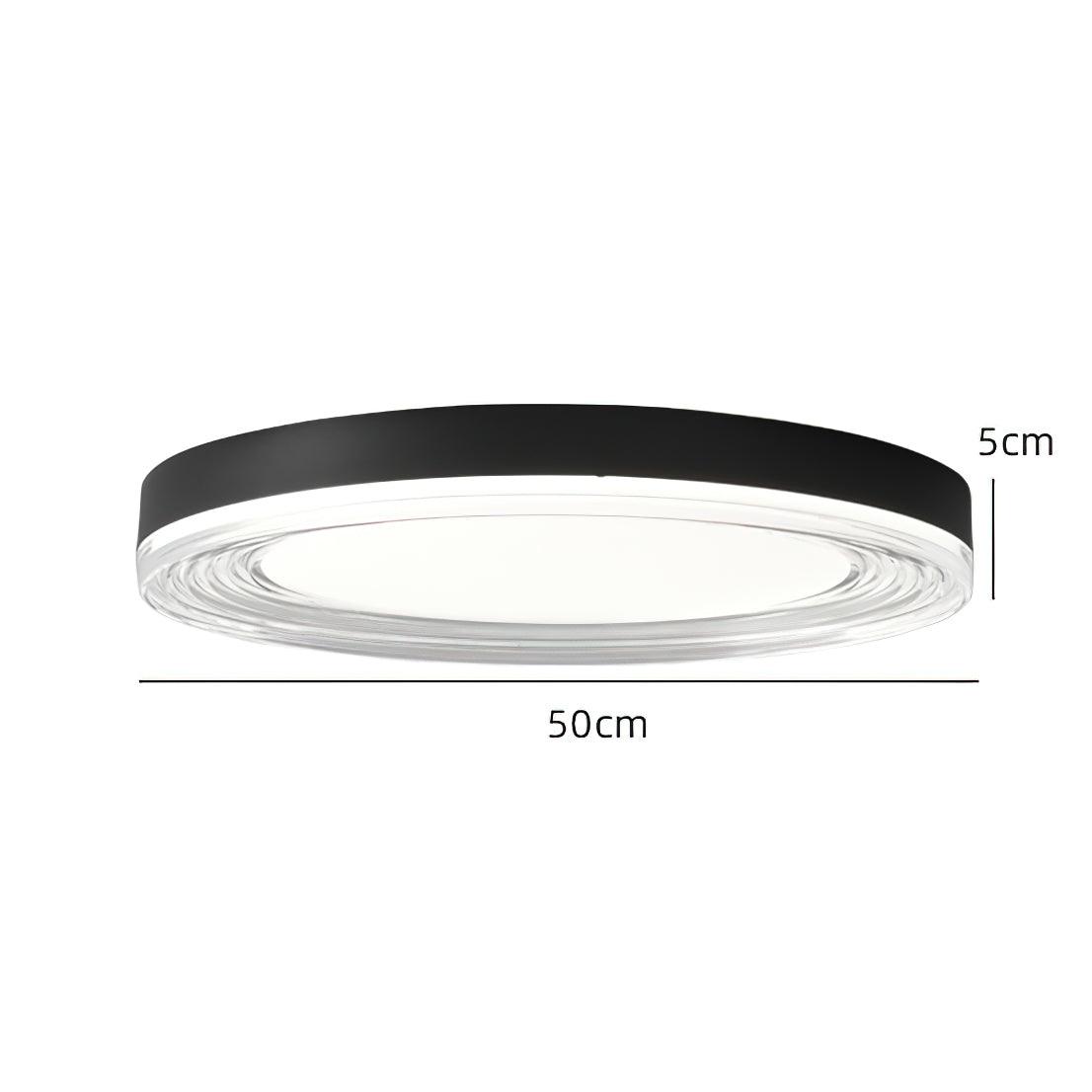 Mimi North Modern LED Flush Mount Ceiling Lamp for Minimalist Interior Lighting