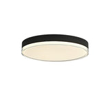 Modern Minimalist Flush Mount LED Ceiling Light Round Aluminum Fixture for Living Room Bedroom