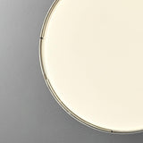Modern Minimalist Flush Mount LED Ceiling Light Round Aluminum Fixture for Living Room Bedroom