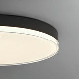 Modern Minimalist Flush Mount LED Ceiling Light Round Aluminum Fixture for Living Room Bedroom