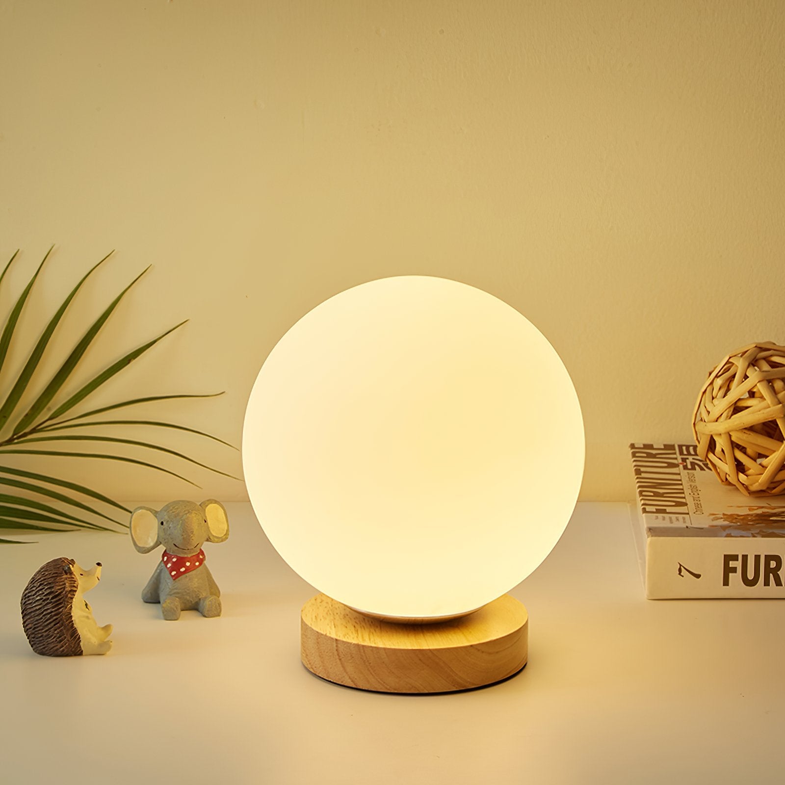 minimalist-mini-moon-wooden-desk-lamp-with-white-glass-globe-shade-for-bedside