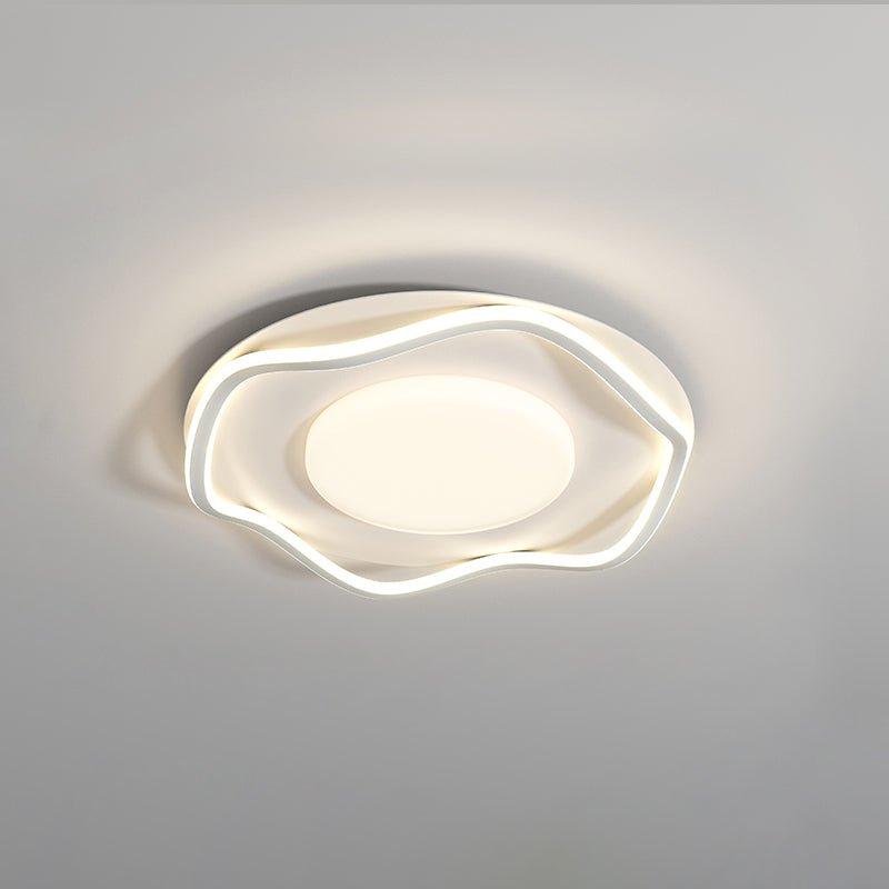 Modern LED Cloud Shape Flush Mount Ceiling Light for Bedroom and Study Room