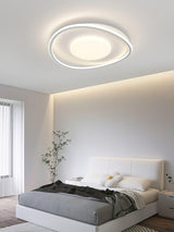Scandinavian Style Minimalist Geometric LED Flush Mount Ceiling Light for Modern Home Decor