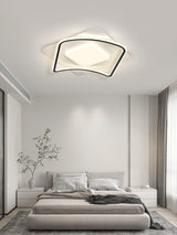 Scandinavian Style Minimalist Geometric LED Flush Mount Ceiling Light for Modern Home Decor