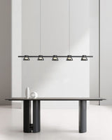 modern-linear-led-island-chandelier-with-conical-glass-shades-and-acrylic-lens-for-dining-room