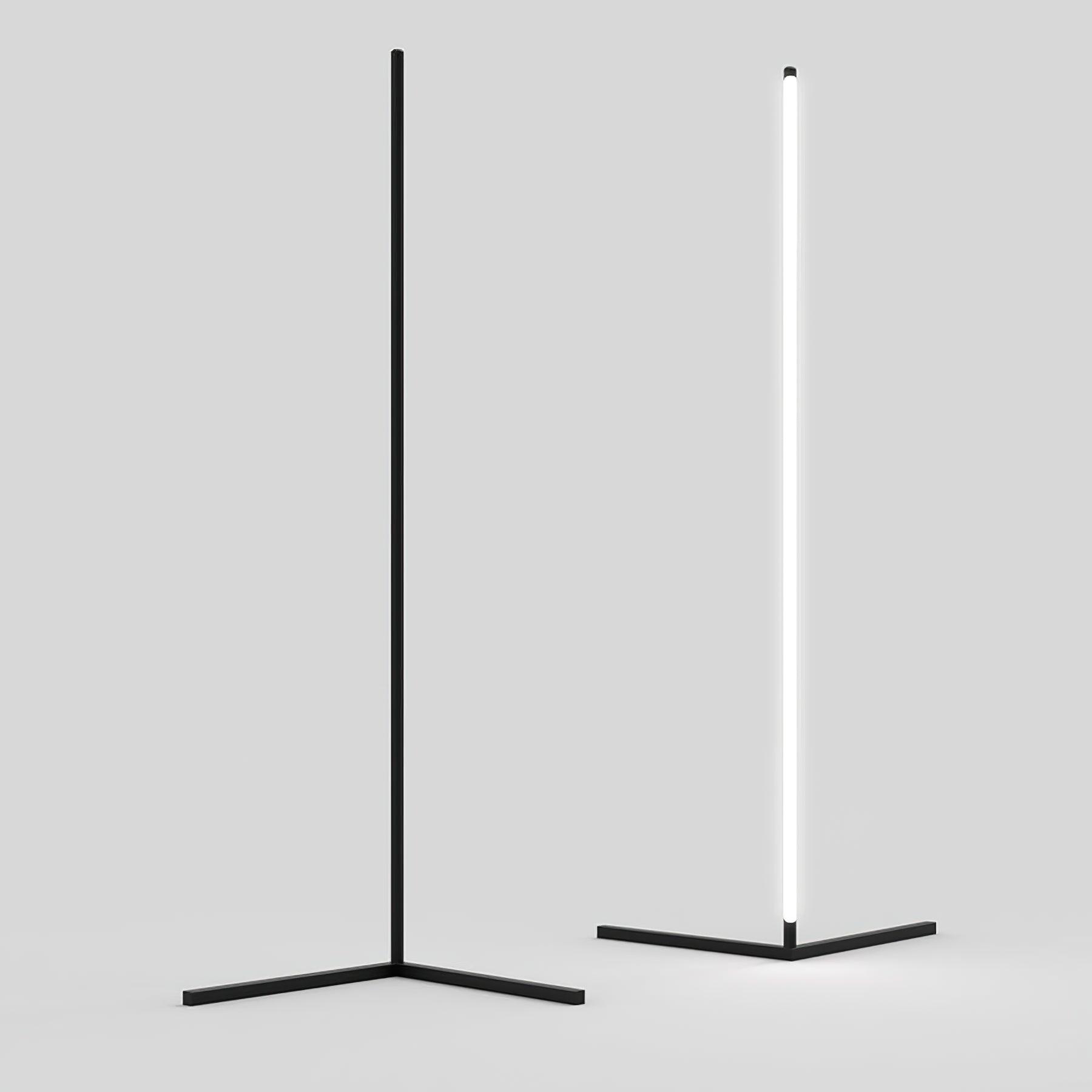Minimalist Modern LED Floor Lamp Vertical Uplight for Contemporary Living Spaces