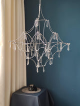 Mira Modern Crystal Flush Mount Ceiling Chandelier Luxury LED Starry Sky Light