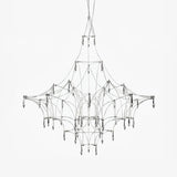 Mira Modern Crystal Flush Mount Ceiling Chandelier Luxury LED Starry Sky Light