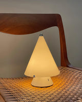 Modern Miza Glass LED Table Lamp Touch Control Dimmable Reading Light for Bedside and Office