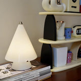 Modern Miza Glass LED Table Lamp Touch Control Dimmable Reading Light for Bedside and Office