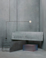 Modern Minimalist Linear Mobile Chandelier with Opal Glass Globes and Black Finish
