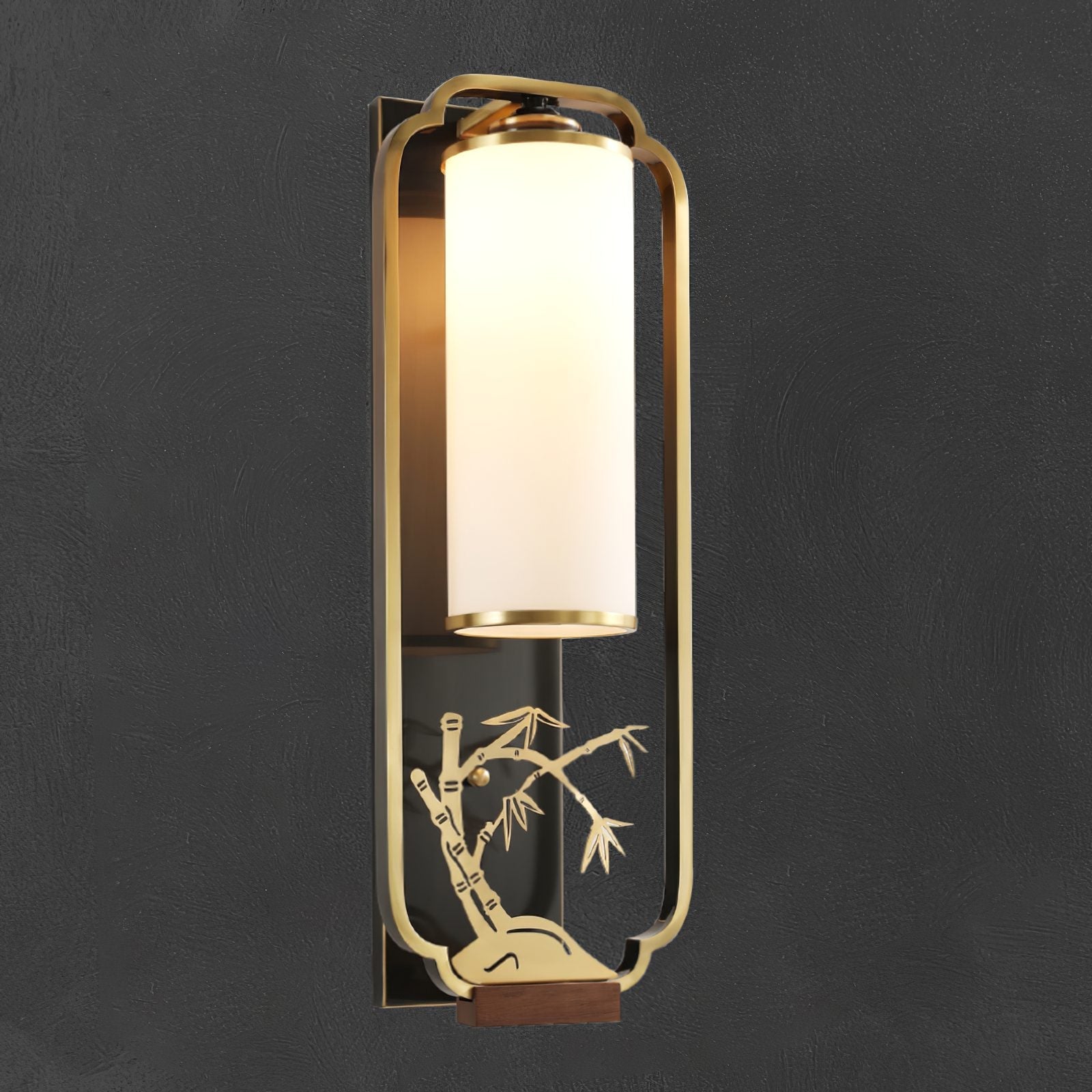 modern-chinese-wall-sconce-geometric-brass-and-white-glass-interior-accent-lighting