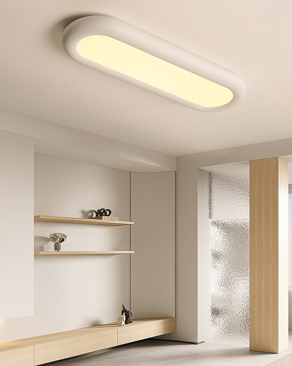 minimalist-oval-flush-mount-led-ceiling-light-fixture-with-three-color-temperatures