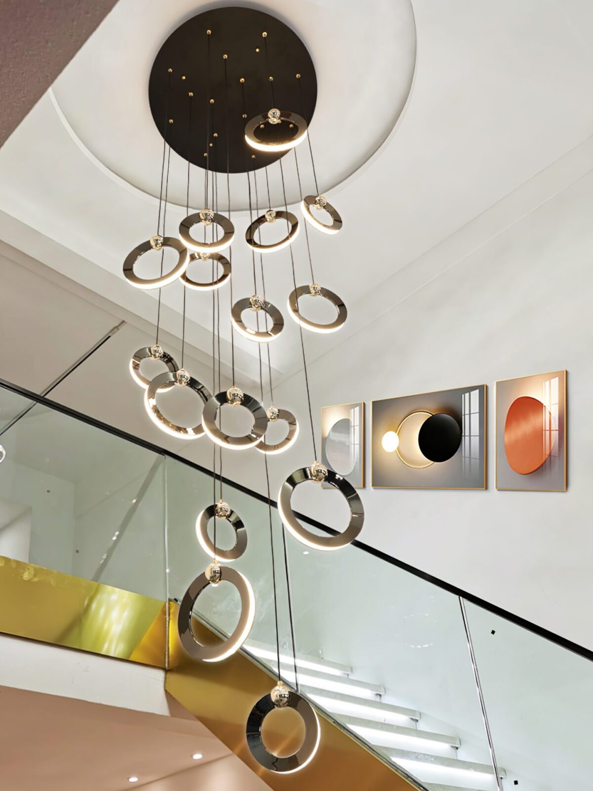 contemporary-multi-light-led-pearl-pendant-chandelier-for-living-room-and-foyer