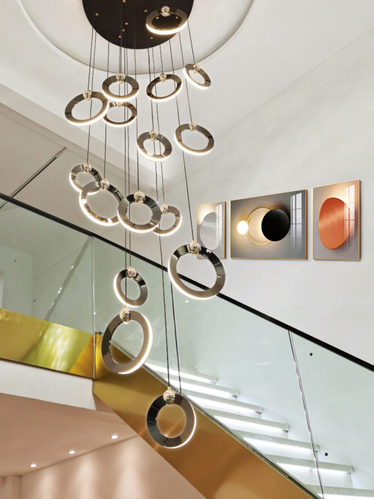 contemporary-multi-light-led-pearl-pendant-chandelier-for-living-room-and-foyer