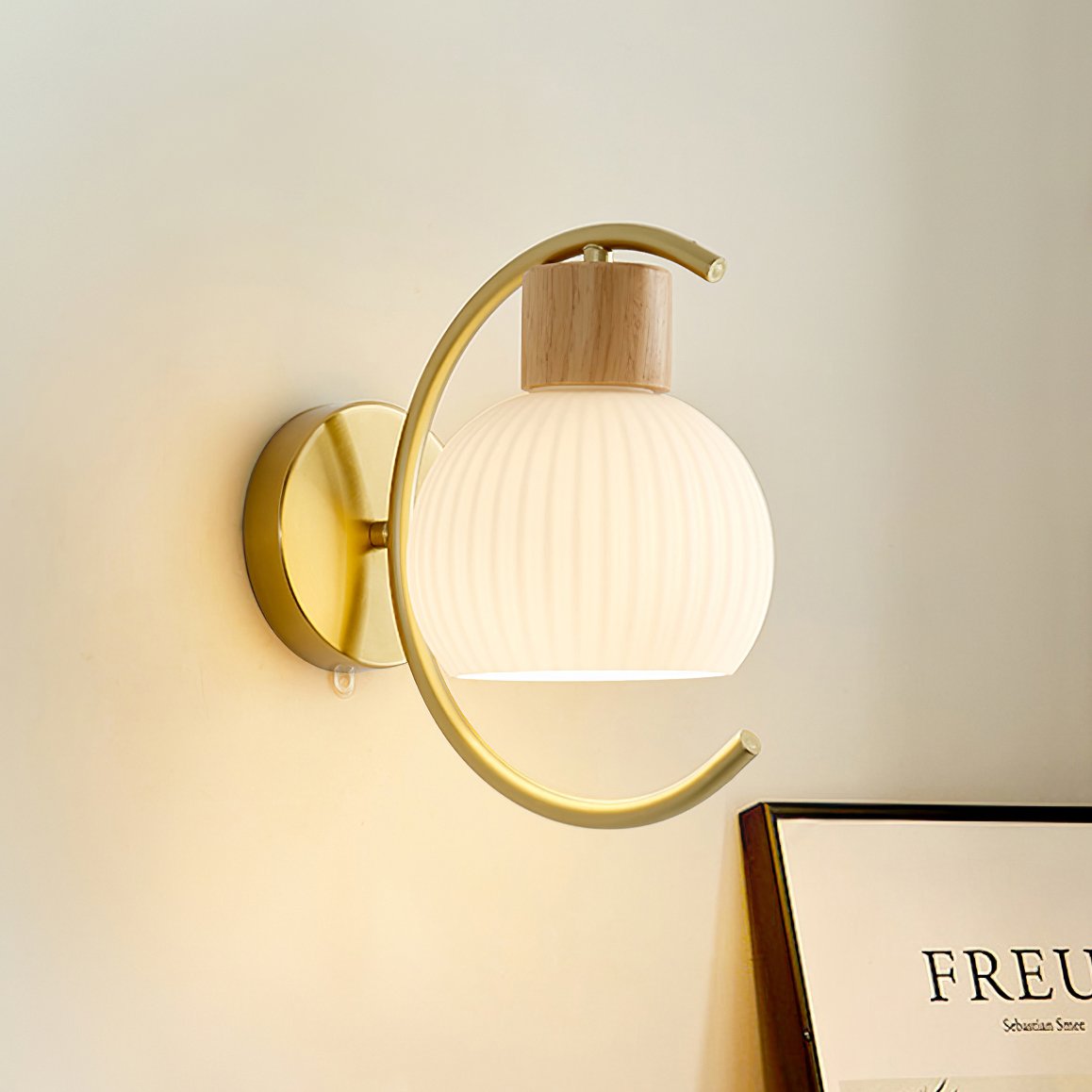 modern-wood-grain-wall-sconce-with-white-glass-shade-for-contemporary-homes