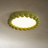 Molina Modern Resin Integrated LED Flush Mount Ceiling Light for Bedroom and Living Room
