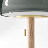Mona Modern Glass Table Lamp with Marble Base for Elegant Interior Task Lighting