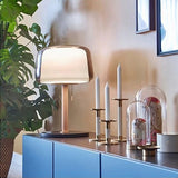 Mona Modern Glass Table Lamp with Marble Base for Elegant Interior Task Lighting