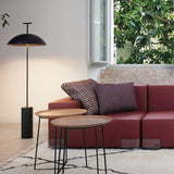 Monolith Dome Floor Lamp Minimalist Metal Standing Light for Living Room and Office