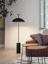 Monolith Dome Floor Lamp Minimalist Metal Standing Light for Living Room and Office