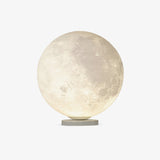 Modern Moon Sphere LED Table Lamp with Realistic Lunar Texture Surface