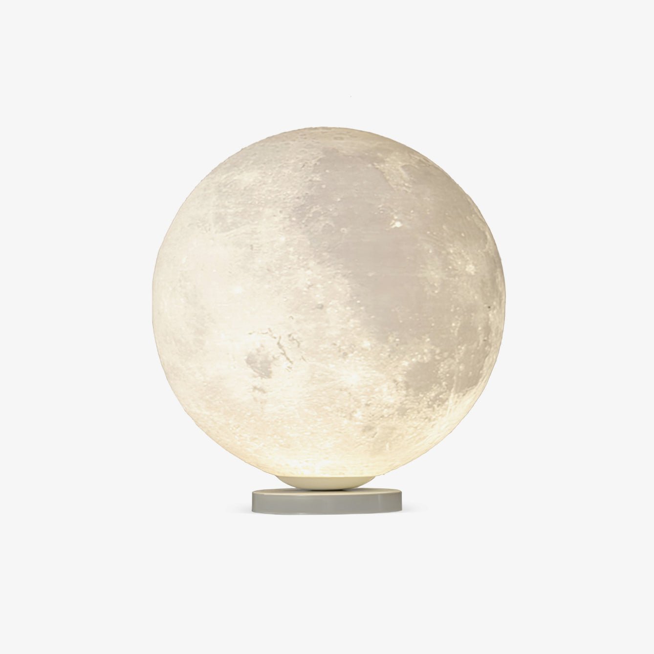 Modern Moon Sphere LED Table Lamp with Realistic Lunar Texture Surface