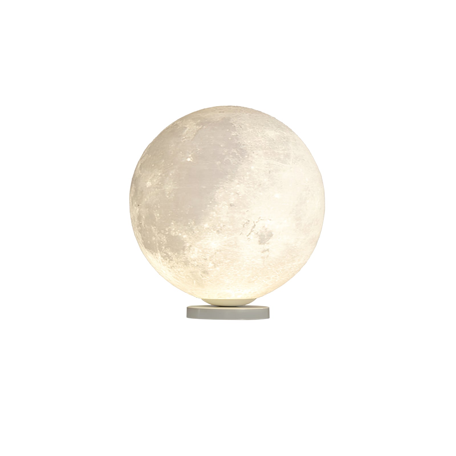 Modern Moon Sphere LED Table Lamp with Realistic Lunar Texture Surface