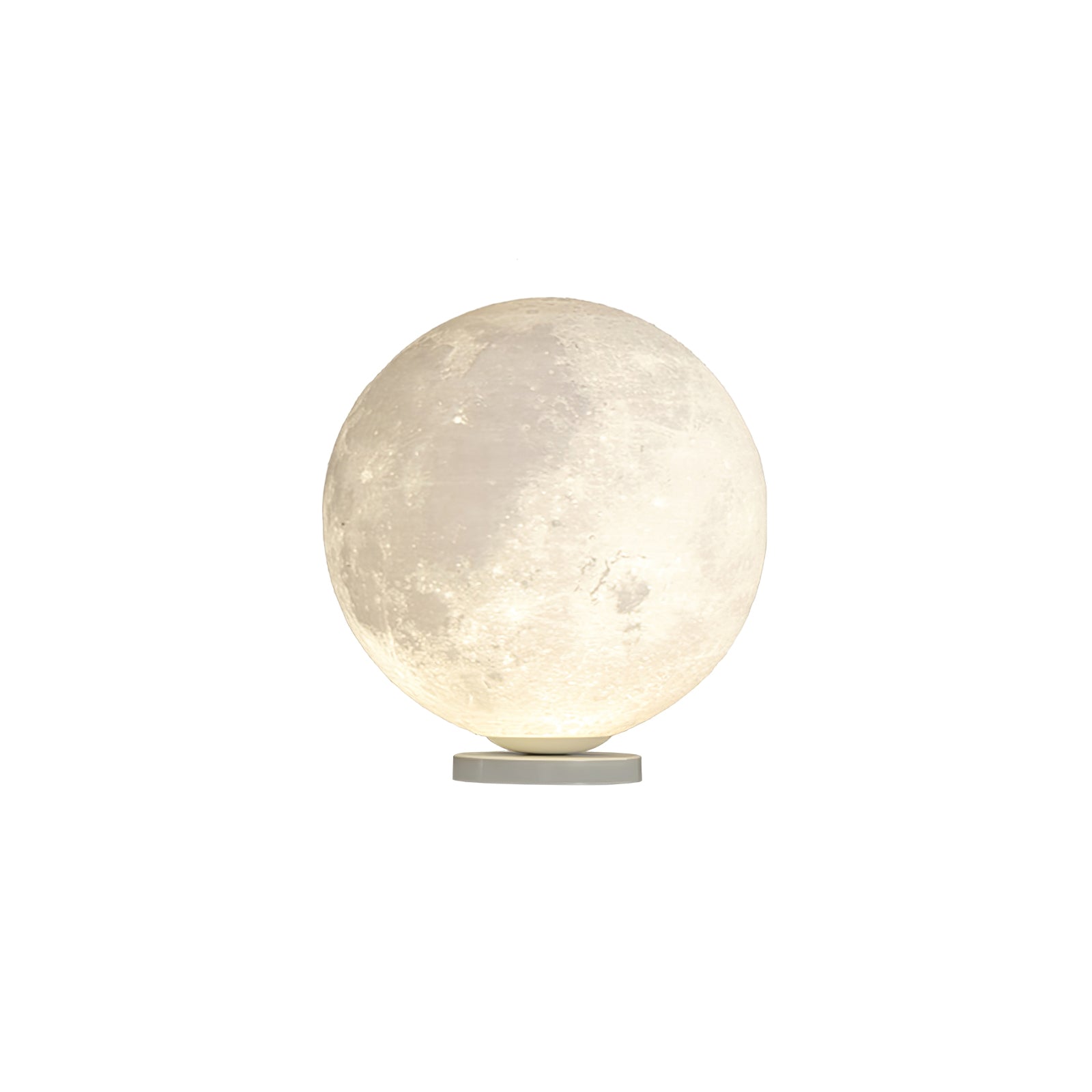 Modern Moon Sphere LED Table Lamp with Realistic Lunar Texture Surface
