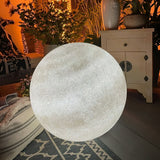 Modern Moon Sphere LED Table Lamp with Realistic Lunar Texture Surface