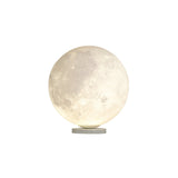 Modern Moon Sphere LED Table Lamp with Realistic Lunar Texture Surface