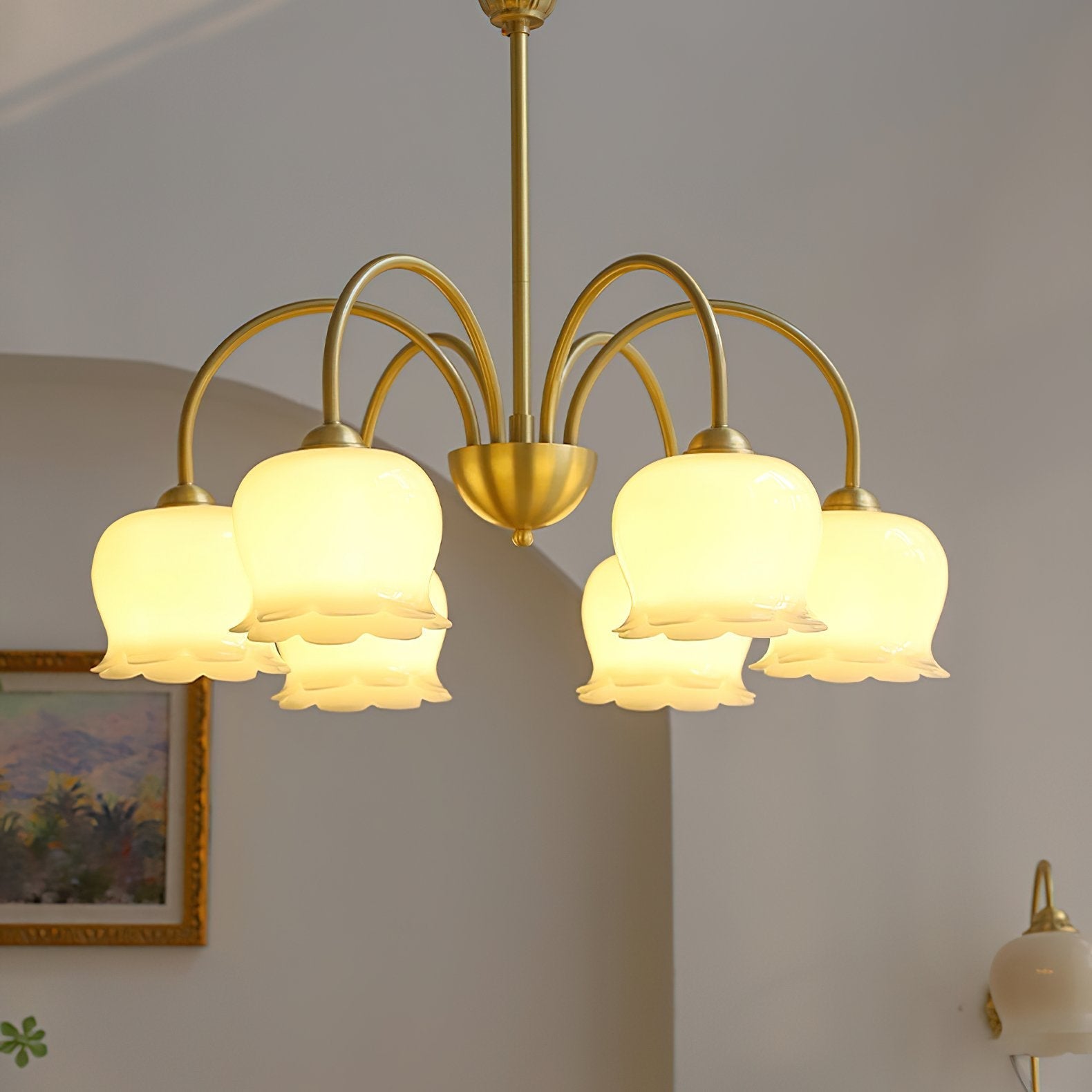 morup-elegant-floral-brass-and-resin-chandelier-with-shimmering-arches-and-cream-accents