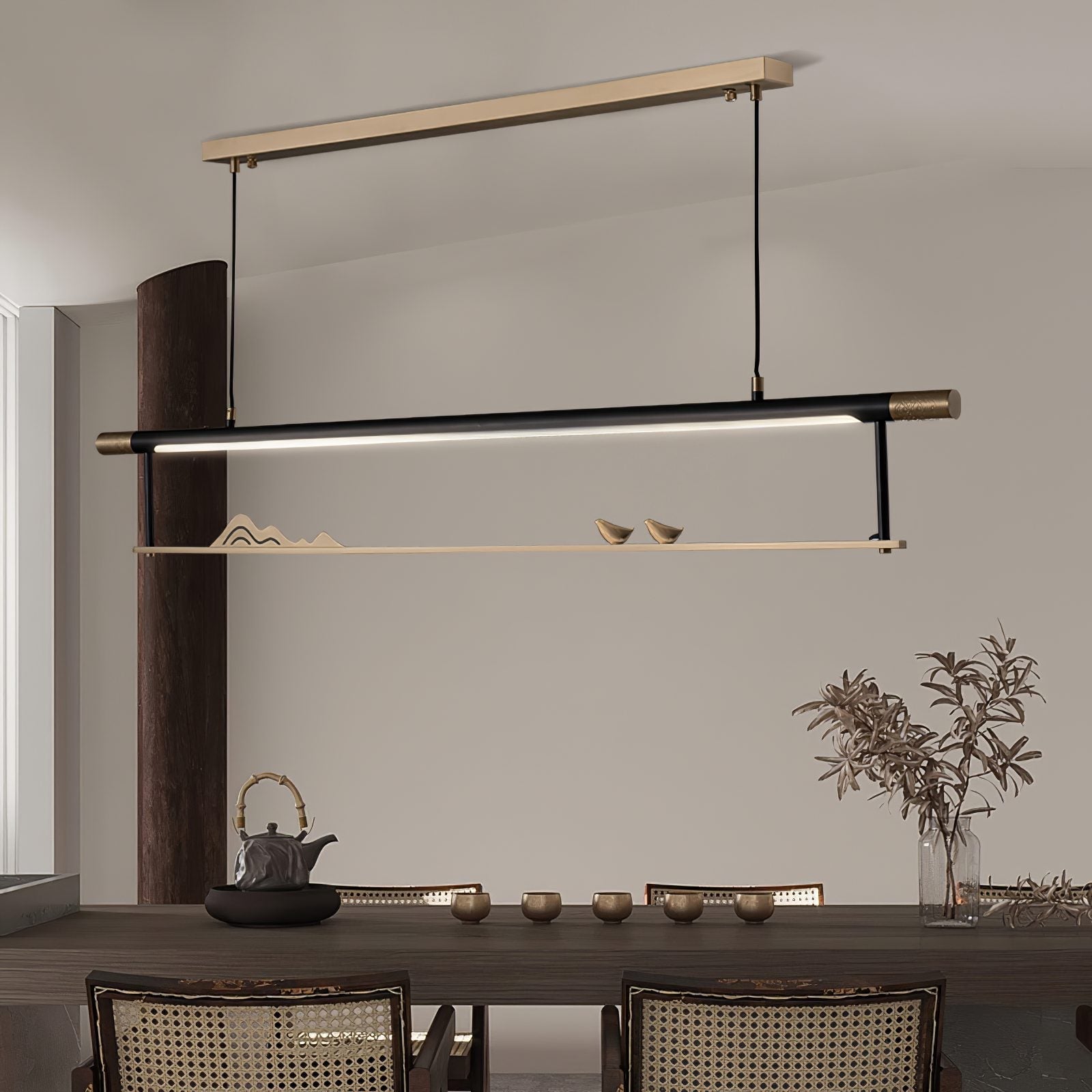 mountain-bird-modern-led-linear-pendant-light-brass-and-acrylic-fixture-for-dining-room