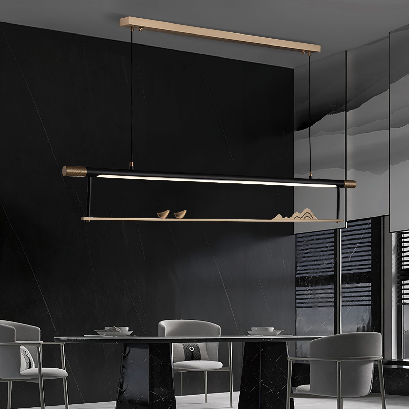mountain-bird-modern-led-linear-pendant-light-brass-and-acrylic-fixture-for-dining-room