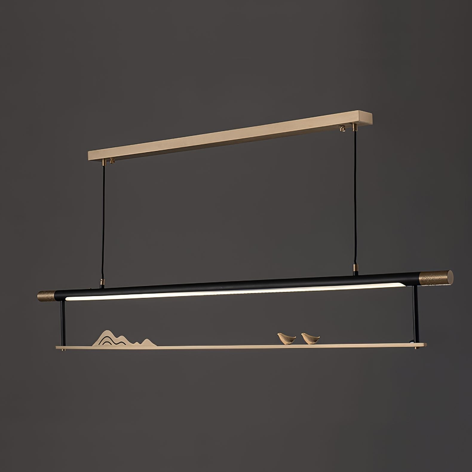 mountain-bird-modern-led-linear-pendant-light-brass-and-acrylic-fixture-for-dining-room